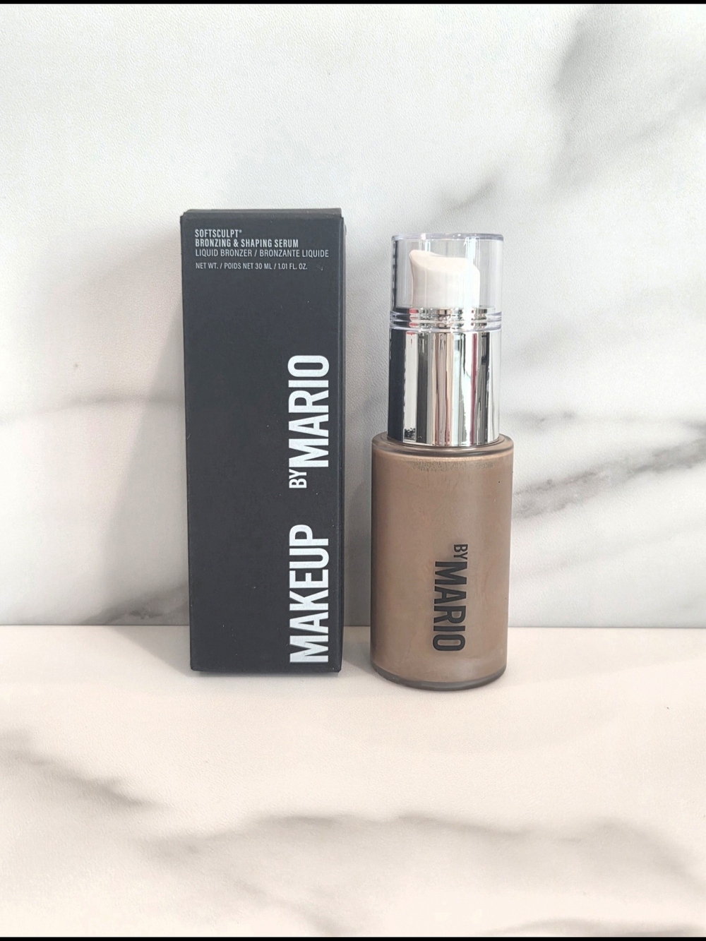 Makeup By Mario SoftSculpt Bronzing & Shaping Serum Liquid Bronzer In Light  NIB